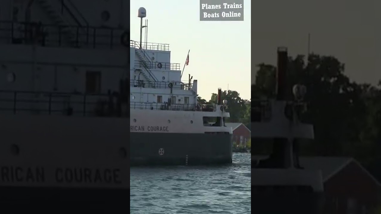 #shorts MV American Courage 193m Ship Pass By PTBO Shorts #ships #greatlakes