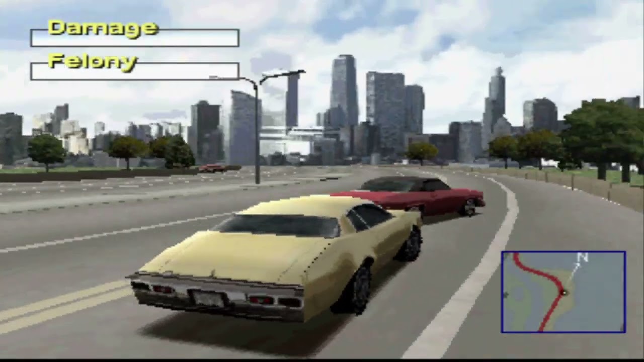 Driver 2 Take A Ride Chicago Day PS1 PSX