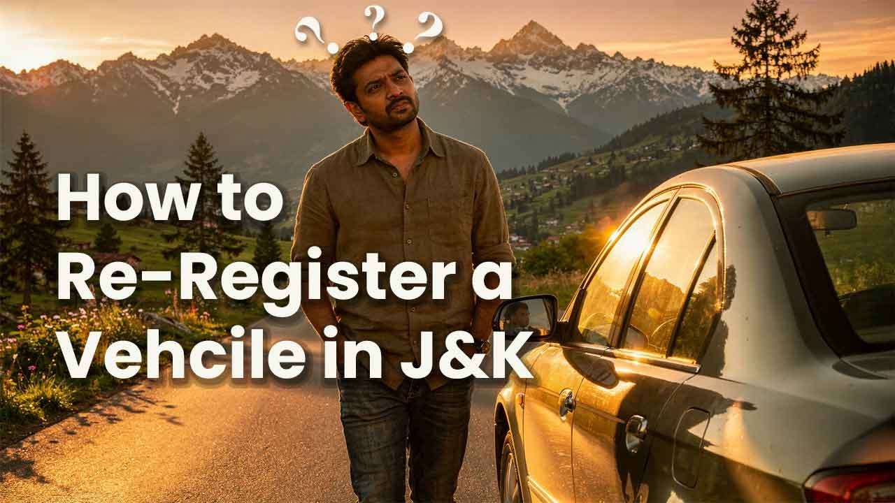 How to Re-Register a Vehicle Purchased outside the Jammu & Kashmir #rtosrinagar #rtoofficesrinagar