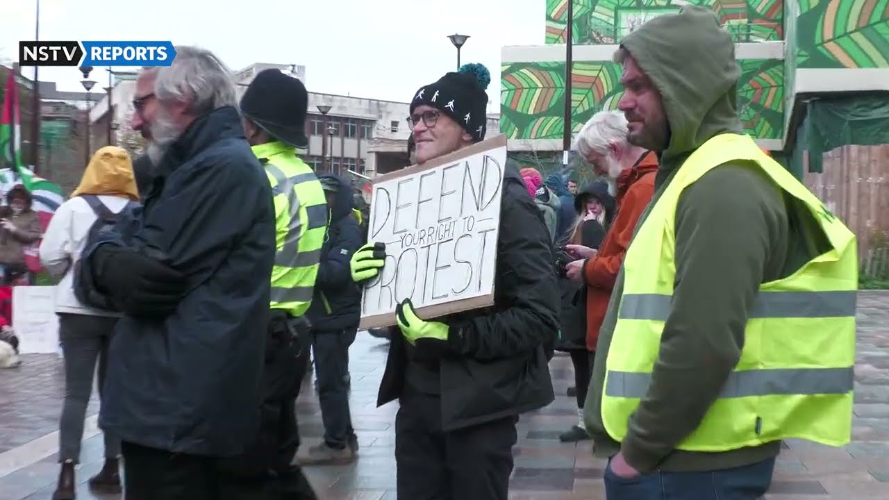 NSTV Reports | Protest @ Nottingham Central Library