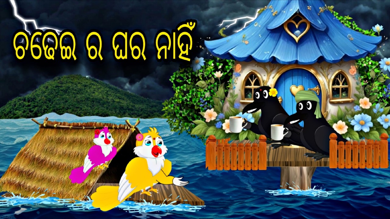 Chadhei Ra Ghara Chorii \\ Odia Stories \\ Odia Gapa \\ Tiki Chadhei Gapa \\ Bird Gapa Kahani