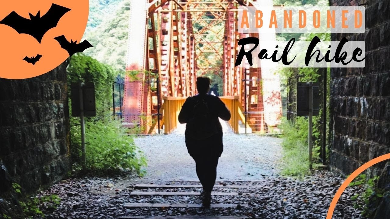 Hiking an abandoned railway in Japan