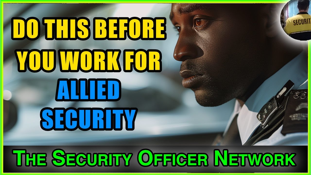 Что вам нужно знать ПРЕЖДЕ ЧЕМ начать работать в Allied Security
