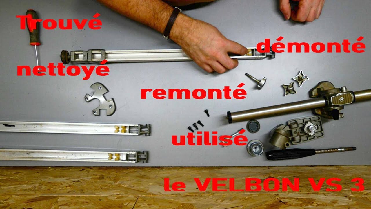nettoyage complet de mon nouveau trépied, le VELBON VS3