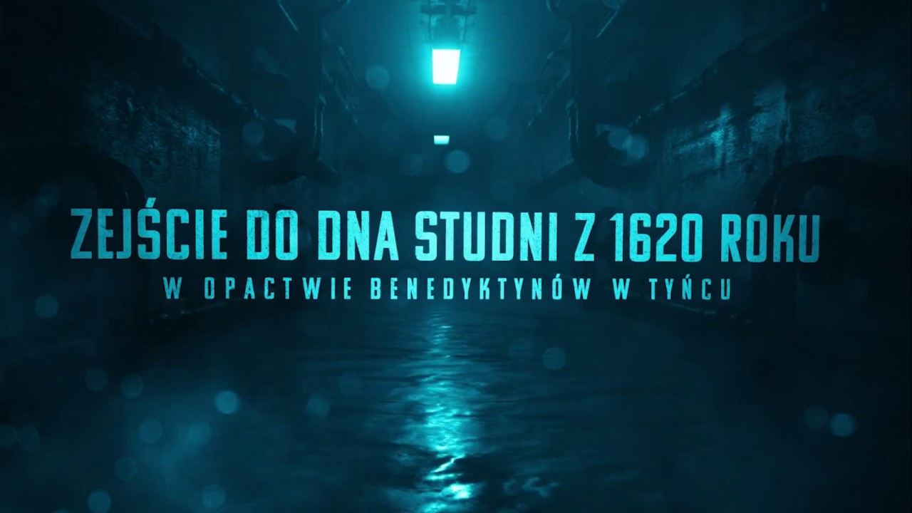 Zejście do dna studni opactwa tynieckiego z 1620 r.