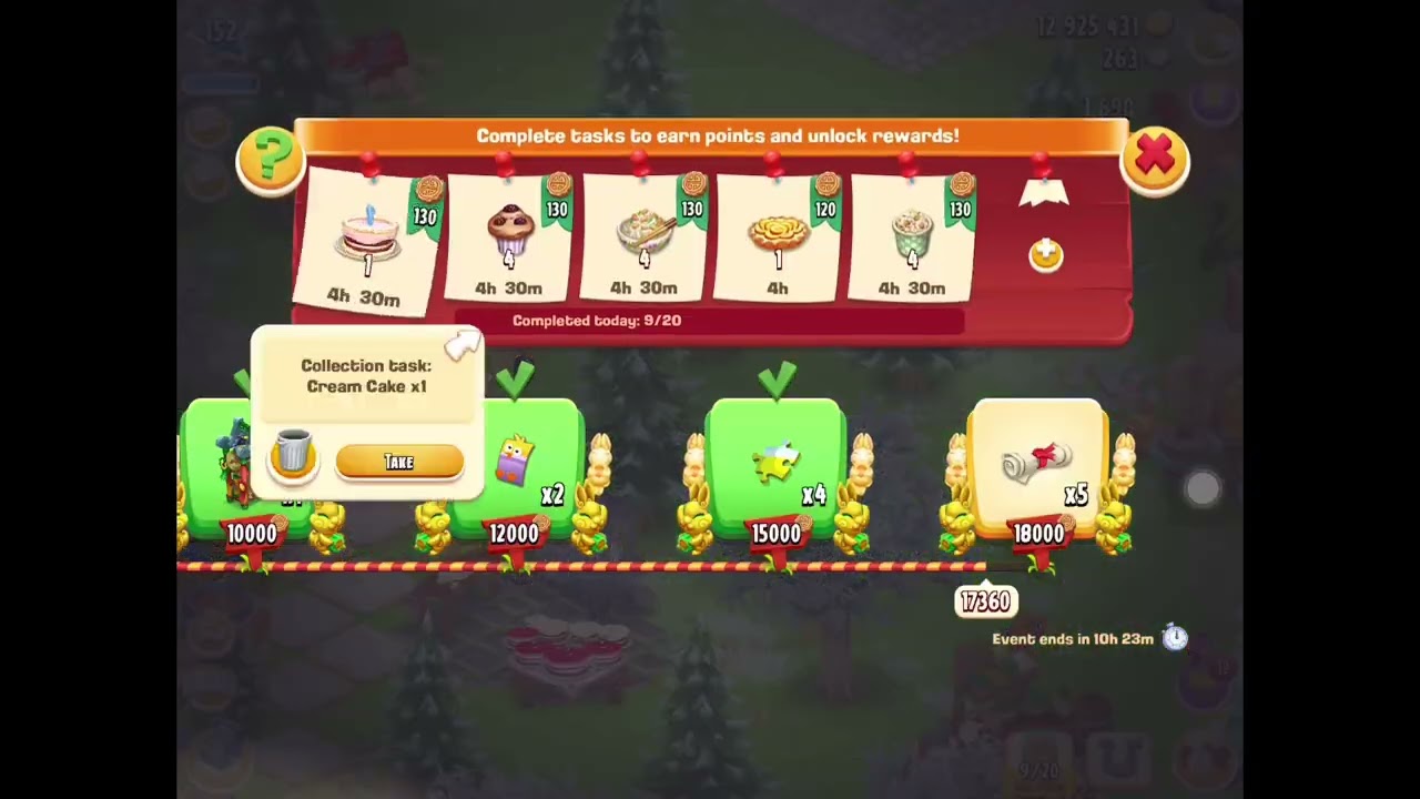 Task event of the horse: popping balloons 