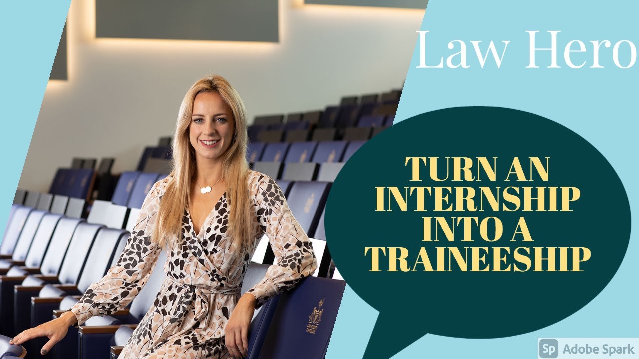 Turn an Internship into a Traineeship