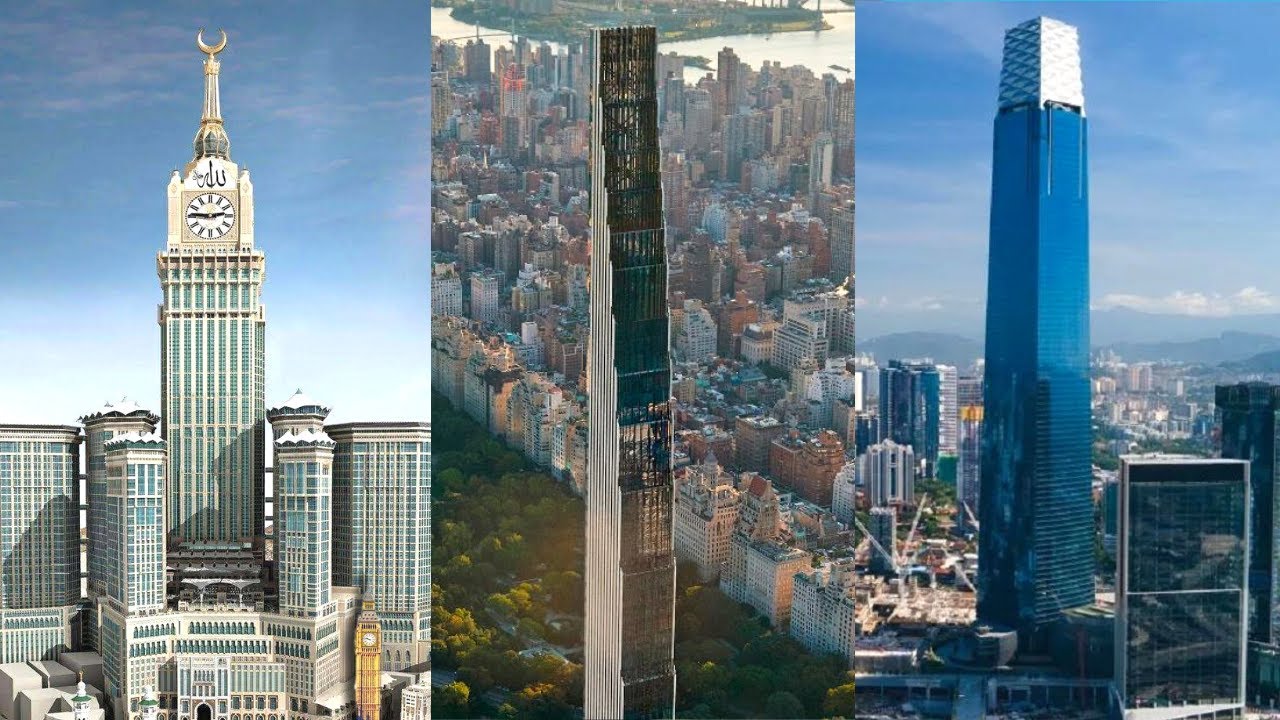 10 New Skyscrapers That Look Spectacular (Clock Tower Mecca, The Steinway Tower)