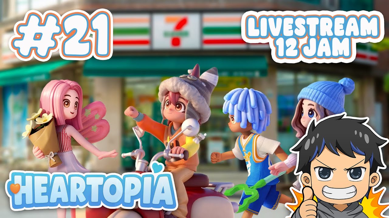 HARI KE-19 LIVE 12 JAM DI CUACA HUJAN DAN PELANGI INI - Heartopia #21