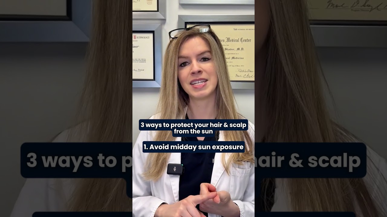 3 Ways to Protect your Hair and Scalp from the Sun to prevent #hairloss