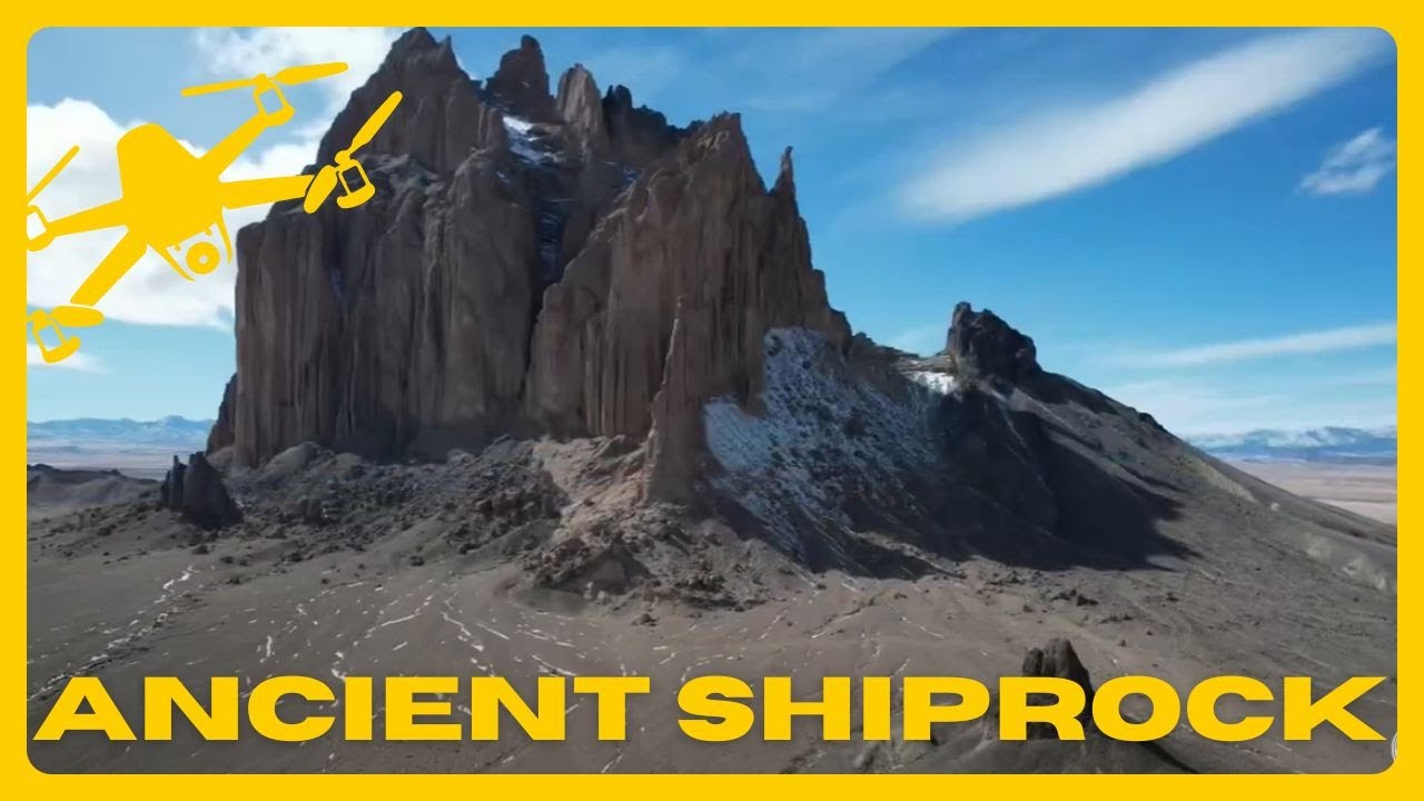 Ancient Shiprock, NM - Drone