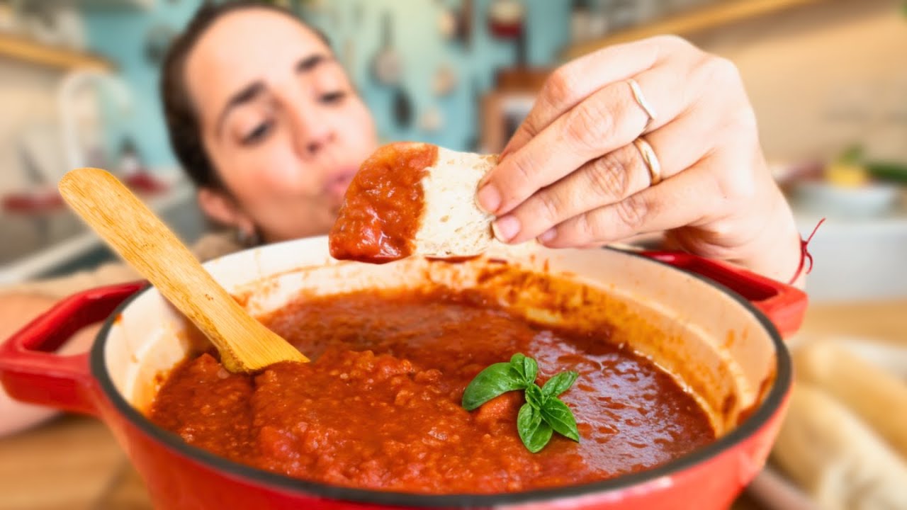 Mi receta de Tuco (salsa de tomate casera)