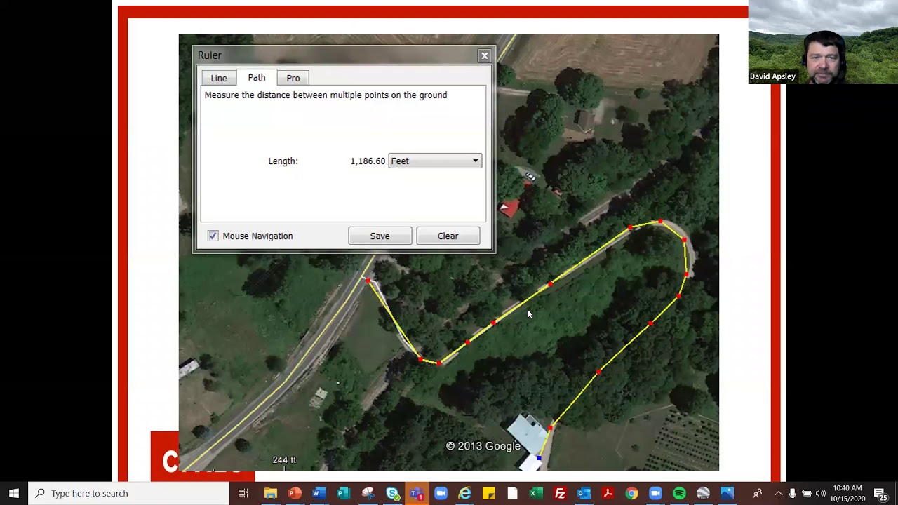Mapping Google Earth Pro