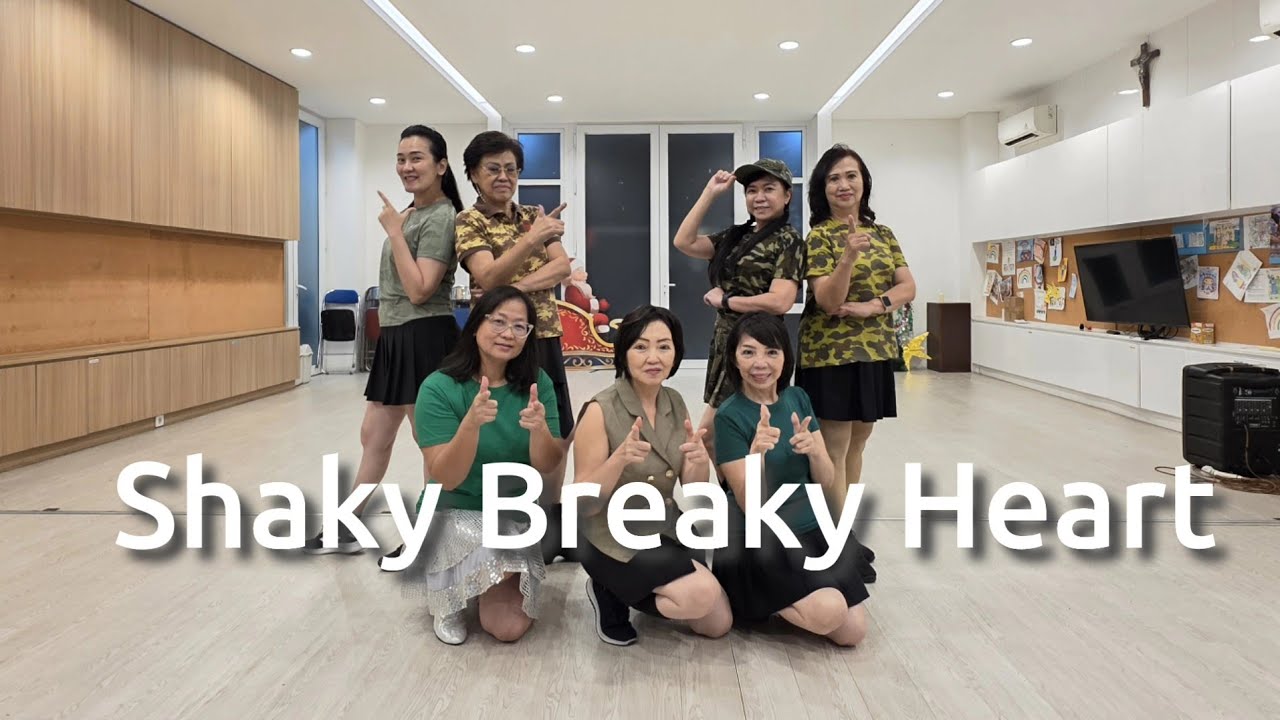 Shaky Breaky Heart Line Dance | Improver| Choreo Mark Furnell (UK) & Chris Godden (UK) - Jan2026