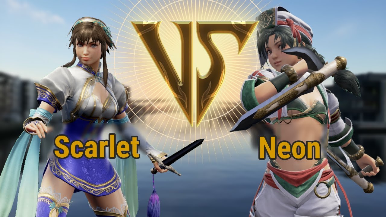 Scarlet (Xianghua) VS Neon (Talim) | Soulcalibur VI