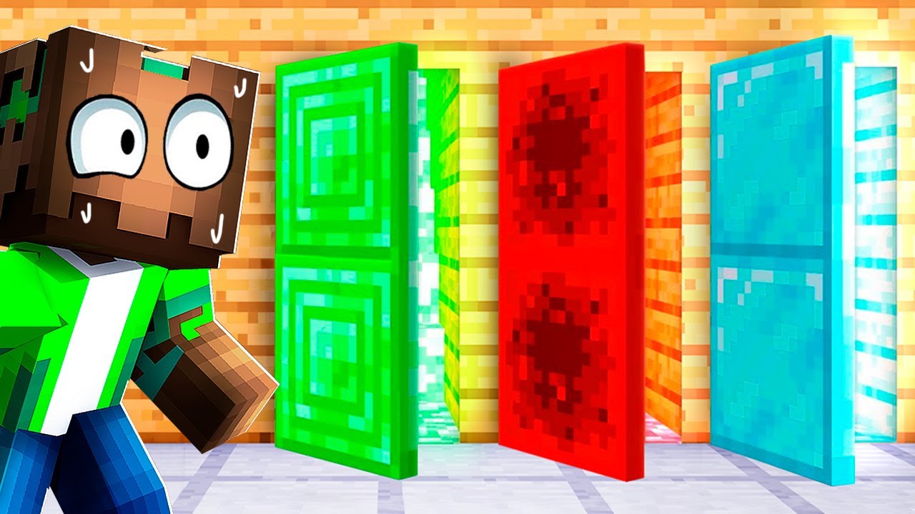 SI ENTRAS EN LA PUERTA EQUIVOCADA, MUERES - Minecraft
