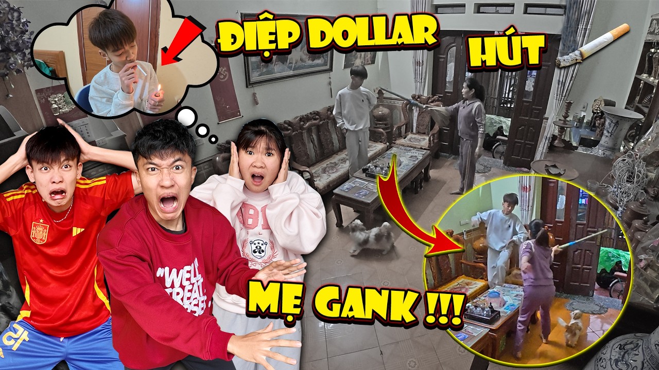 Căng !!! Điệp Dollar H.út Th.uốc L.á Bị Mẹ Gank - Cả Team Bất Ngờ Khi Phát Hiện Sự Thật