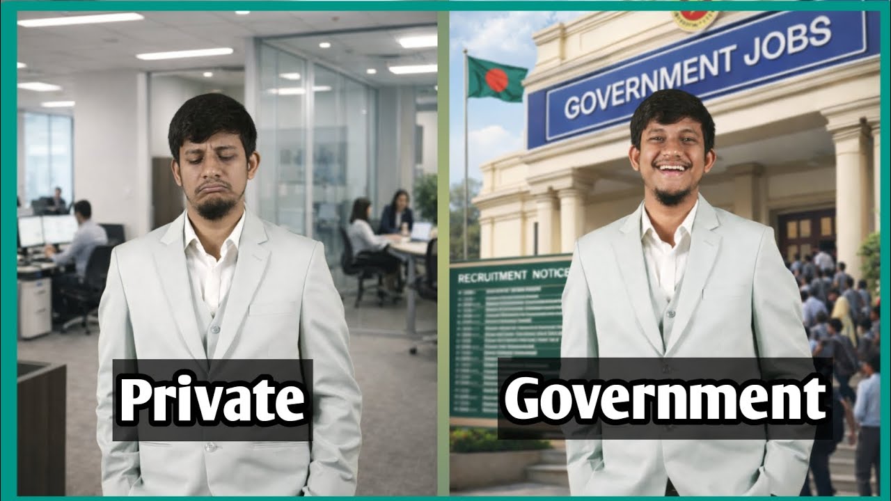 সরকারি চাকরি নাকি প্রাইভেট? সিদ্ধান্ত নেওয়ার আগে এটা দেখুন!