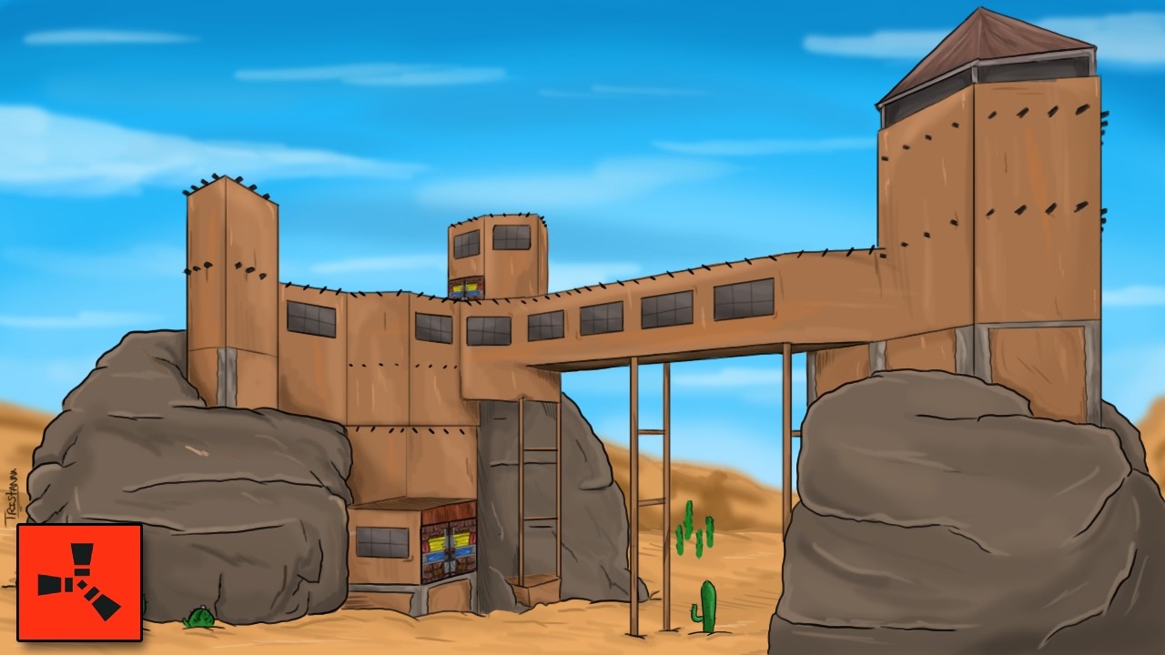 Как я построил лучшую каменную базу в Rust...