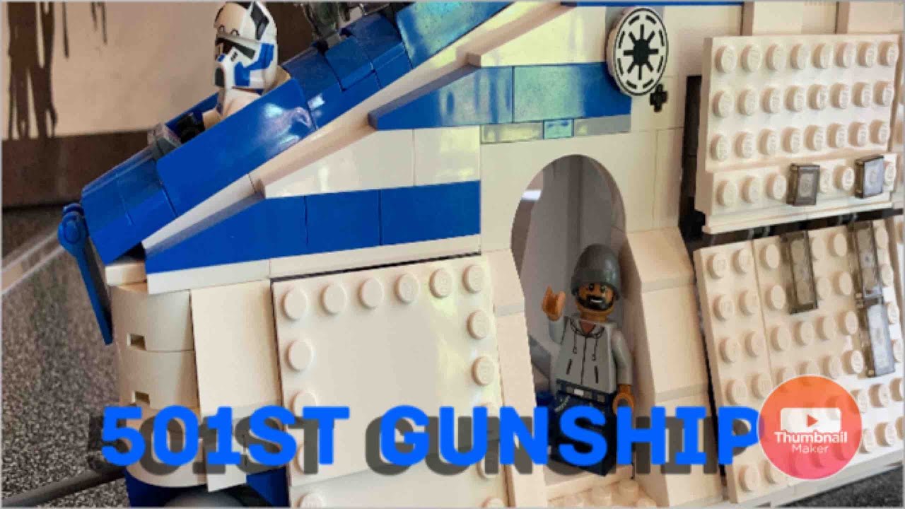 I got SW Bricks and Figs 501st gunship!