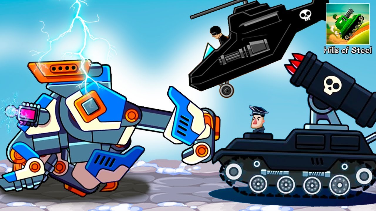Безумный танк КОНГ нереально ХОРОШ схватка с БОССАМИ Hills Of Steel прохождение онлайн игры Папа Фан
