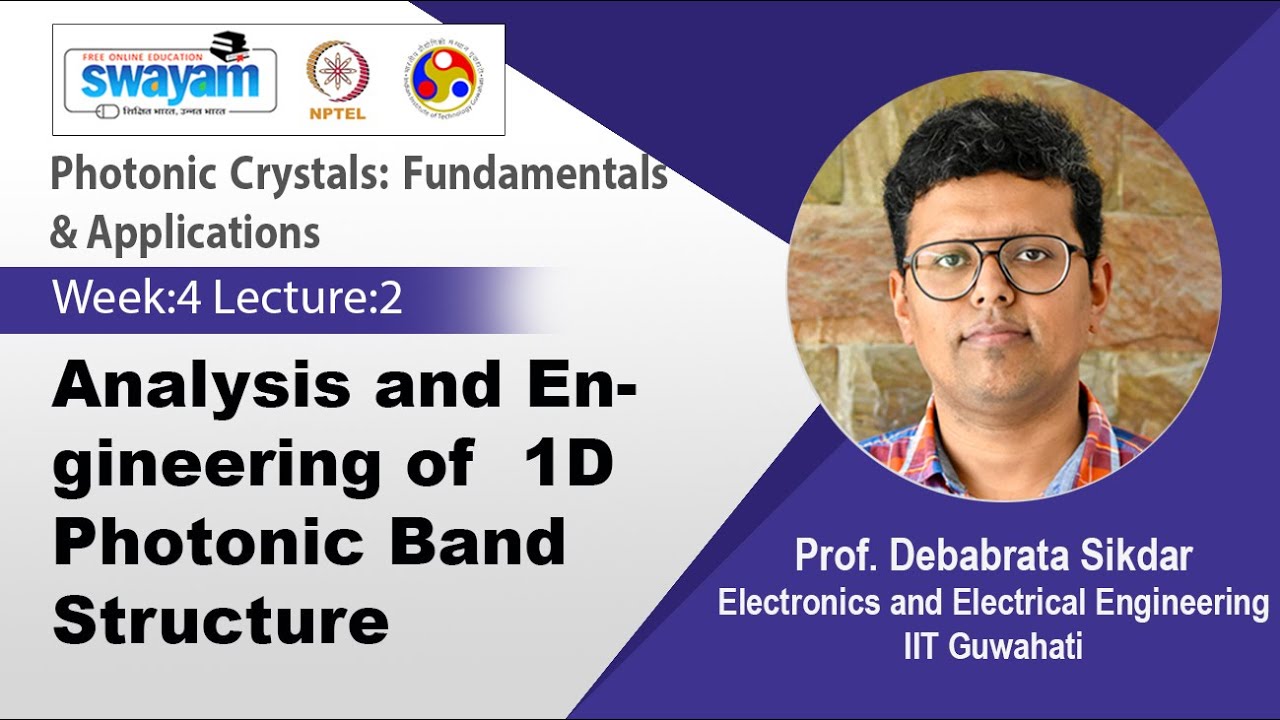 Lec 11: Analysis and Engineering of  1D Photonic Band Structure