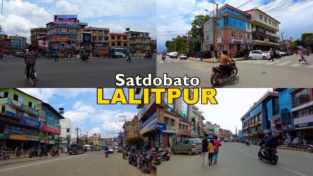 Satdobato, Lalitpur City 4k - Virtual Walking Tour July 2023