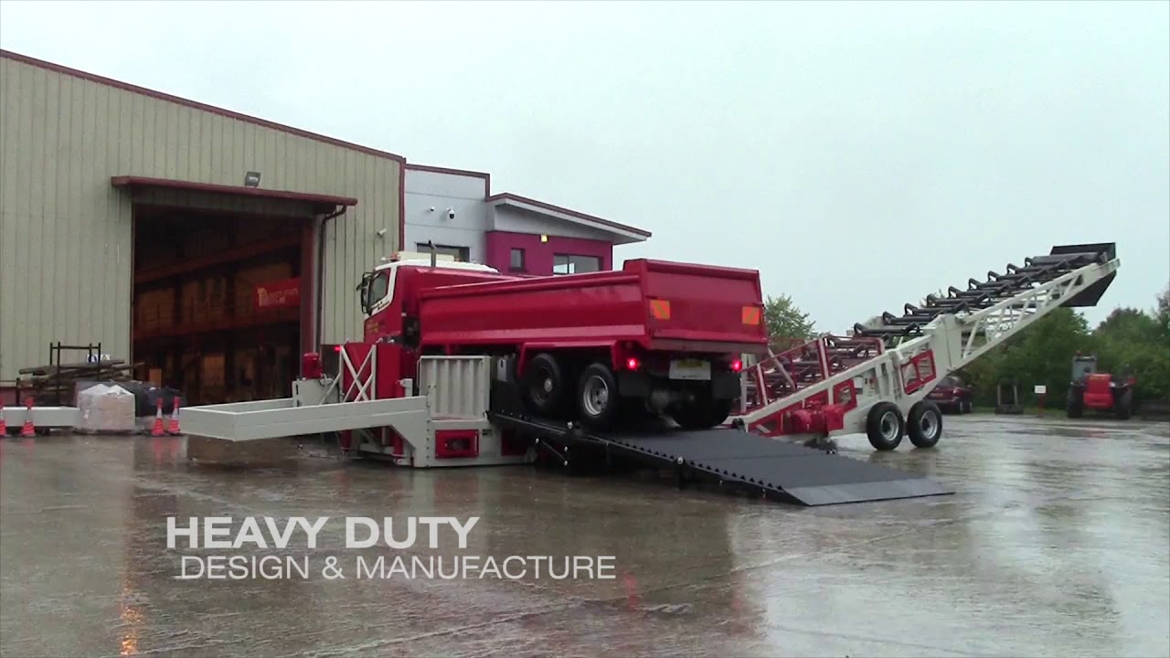 Olympian W1800 Drive Over Truck Unloader