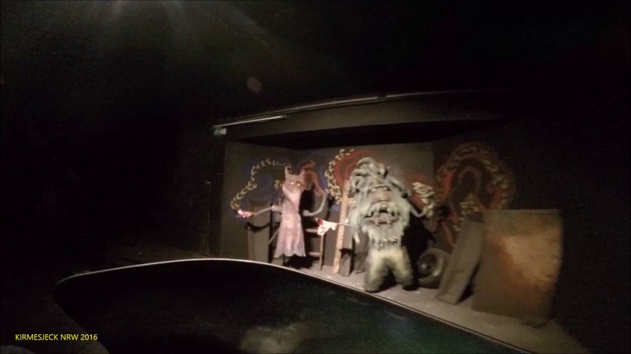 Vienna Wiener Prater - ghost train - Prater Geisterbahn (onride) 2016