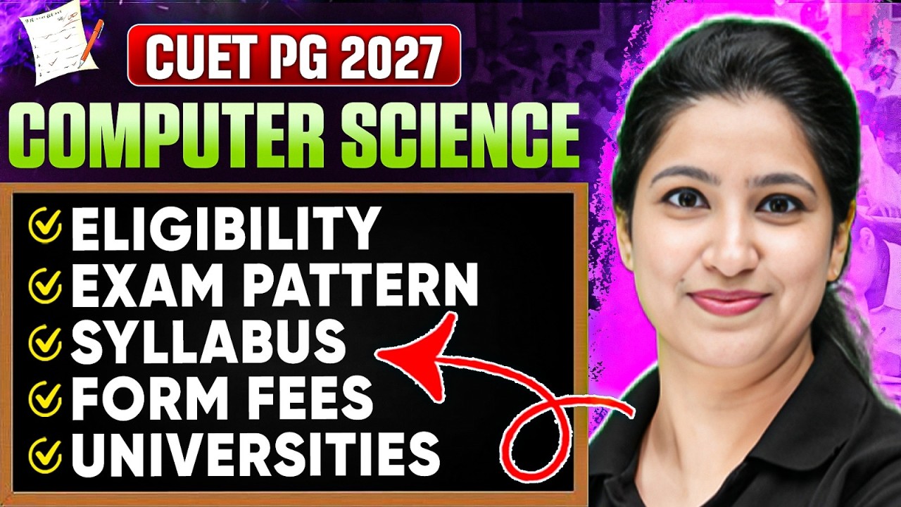 CUET PG Computer Science Exam Strategy |Computer Science Exam Pattern Updated Syllabus | Full Detail