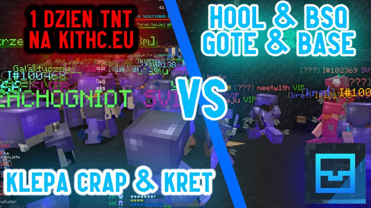 1 DZIEŃ TNT NA KITHC.EU || CRAP & KRET VS HOOL & BSQ & BASE & GOTE || 48:15 || STATUS OPORU - BRAK