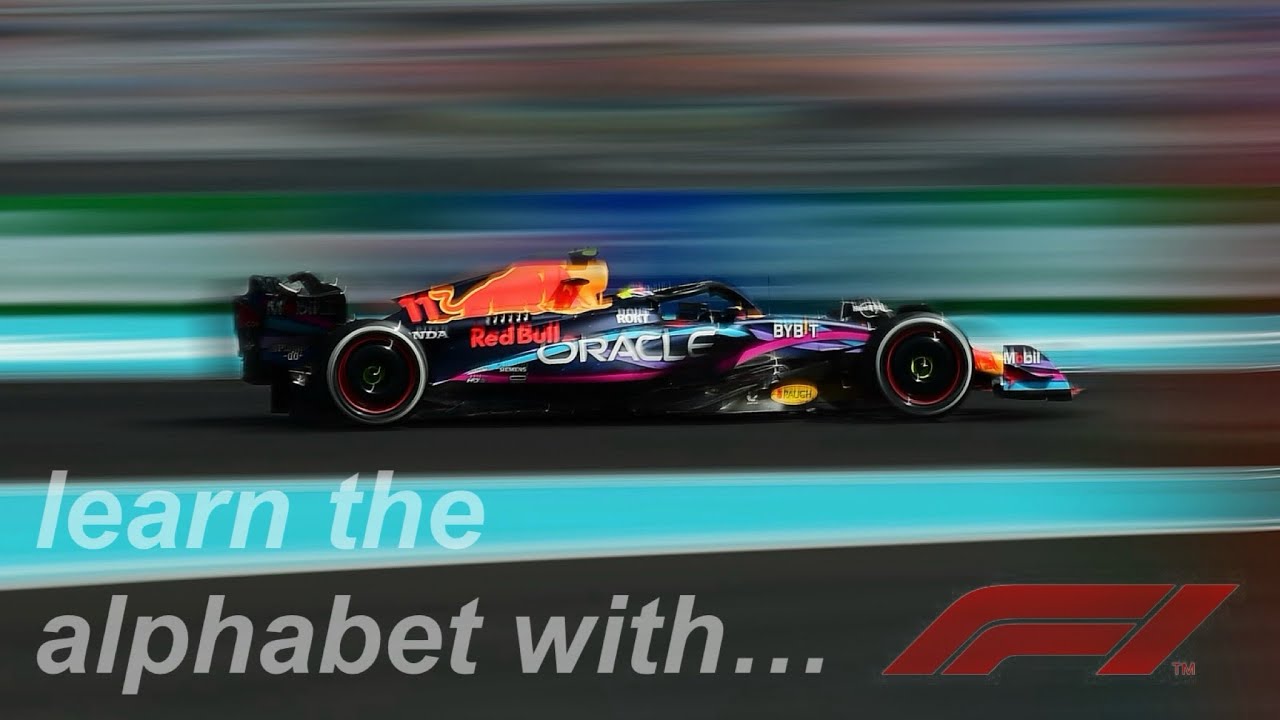 learn the alphabet with f1!