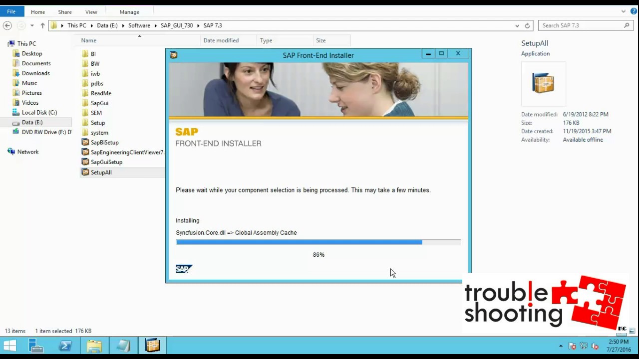 How to install SAP GUI 7 3
