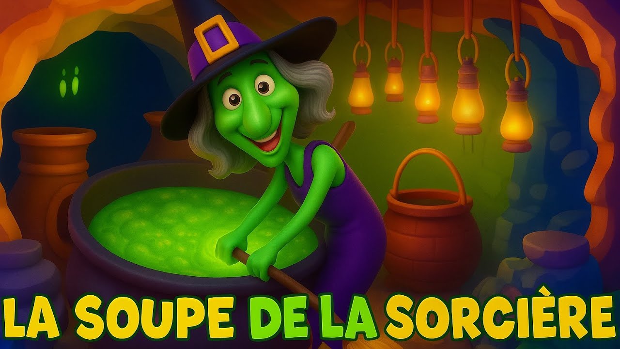 La Soupe de la Sorcière 🧙‍♀️ Comptine Drôle et Effrayante pour Enfants