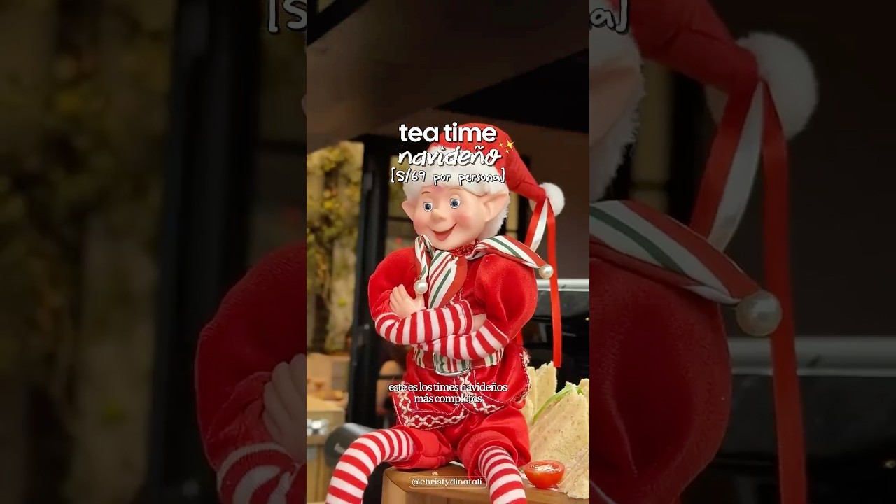 Tea Time Buffet Navideño en Lima | Christy Di Natali