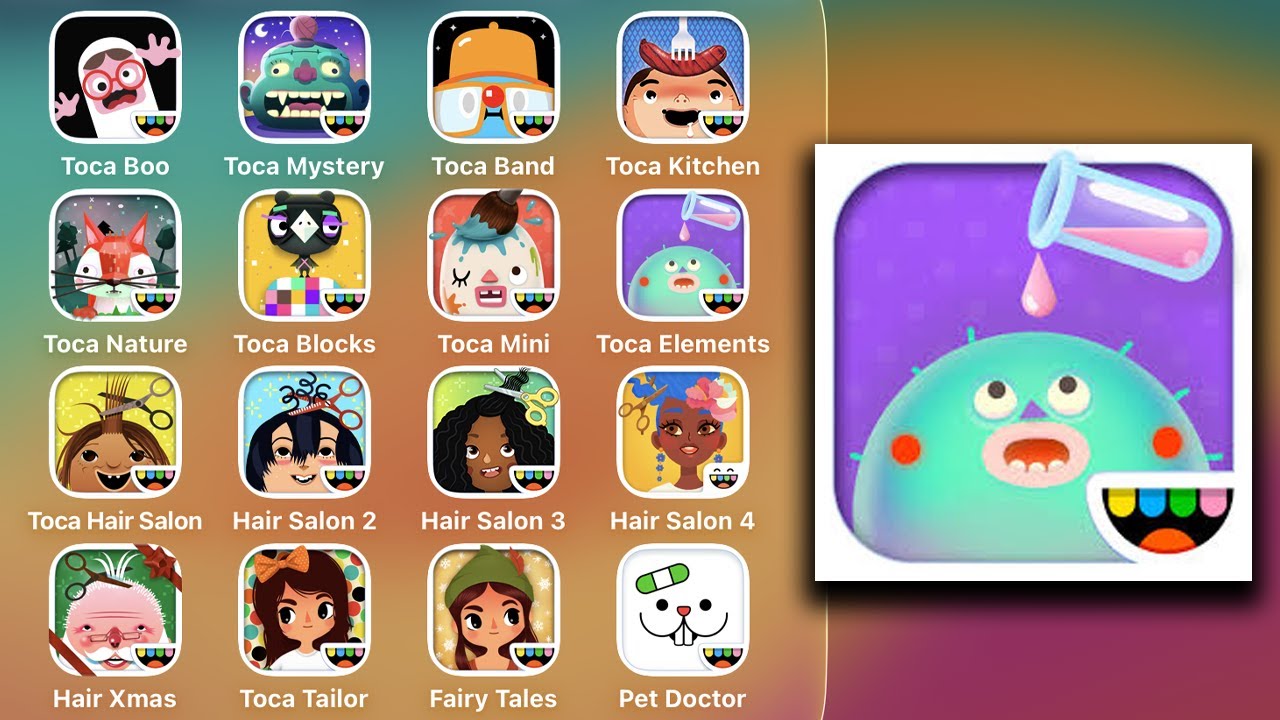 Toca Boca Lab Elements — Последнее обновление игры — Прохождение и обзор игрового процесса для iO...