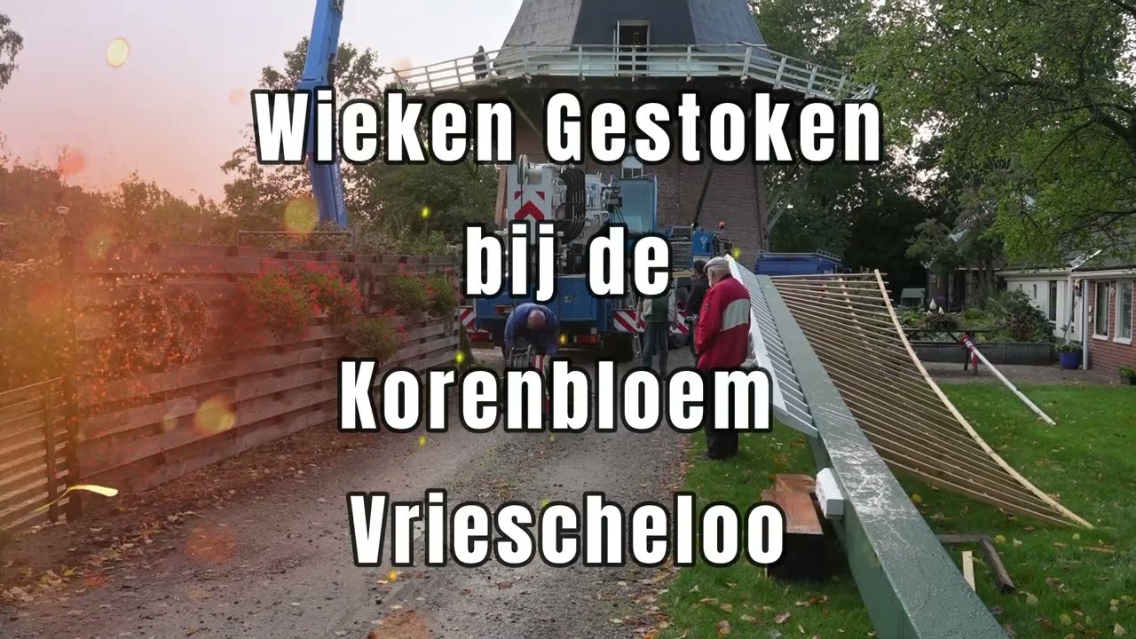 Molen de Korenbloem Vriescheloo nieuwe wieken