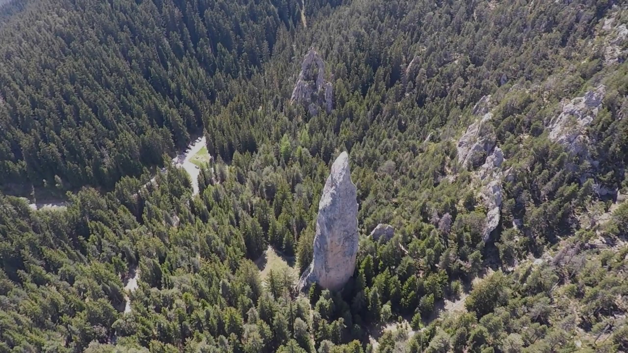 Vallée de la Maurienne, vue en drone