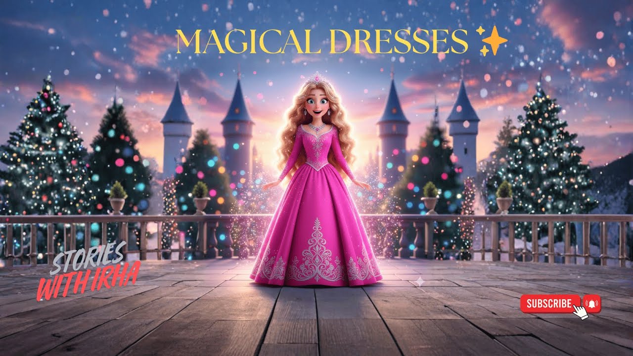 Princess Zara and the Three Magical Dresses 👑✨ | Urdu Fairy Tale for Kids | Animated Story #viral