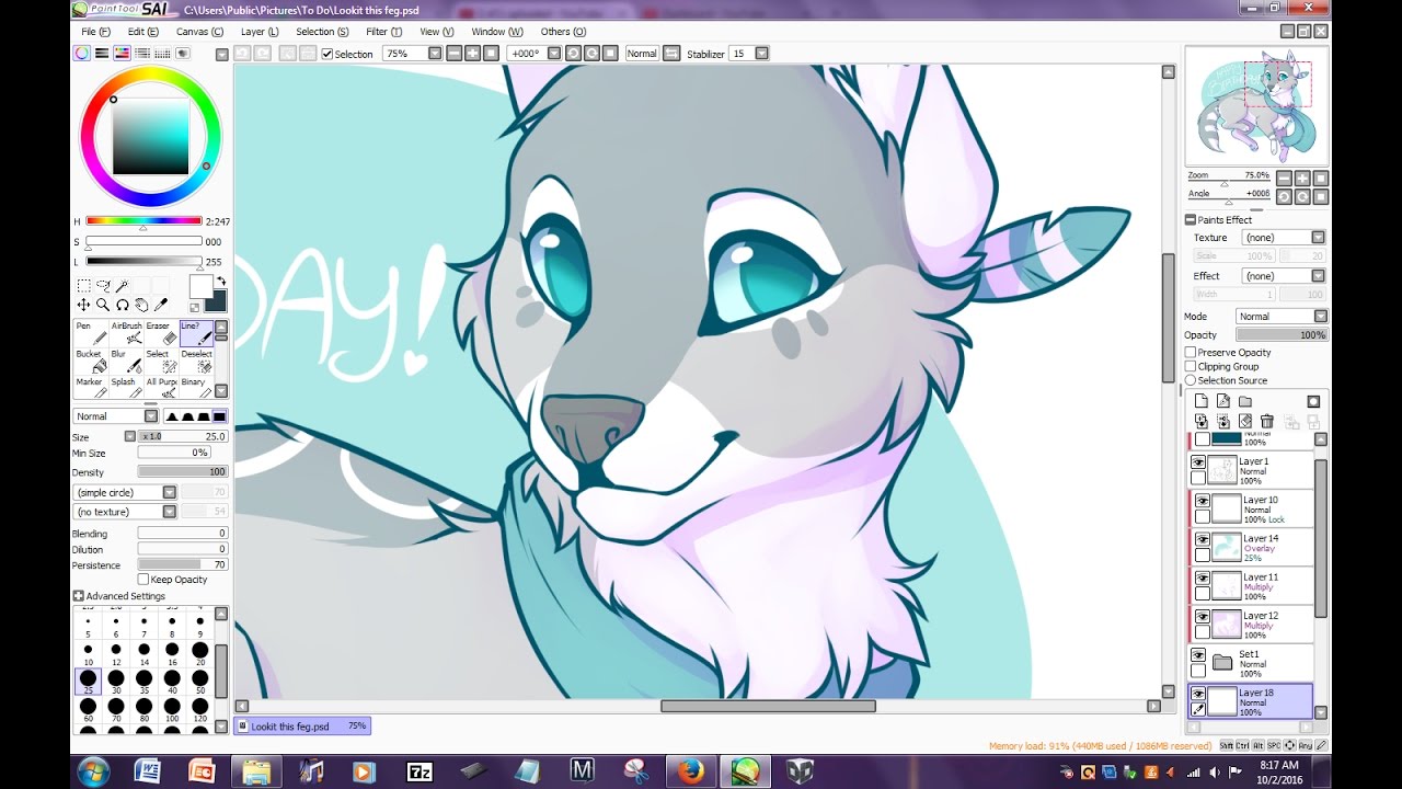 Happy Birthday, Serenity! | Gift Speedpaint |