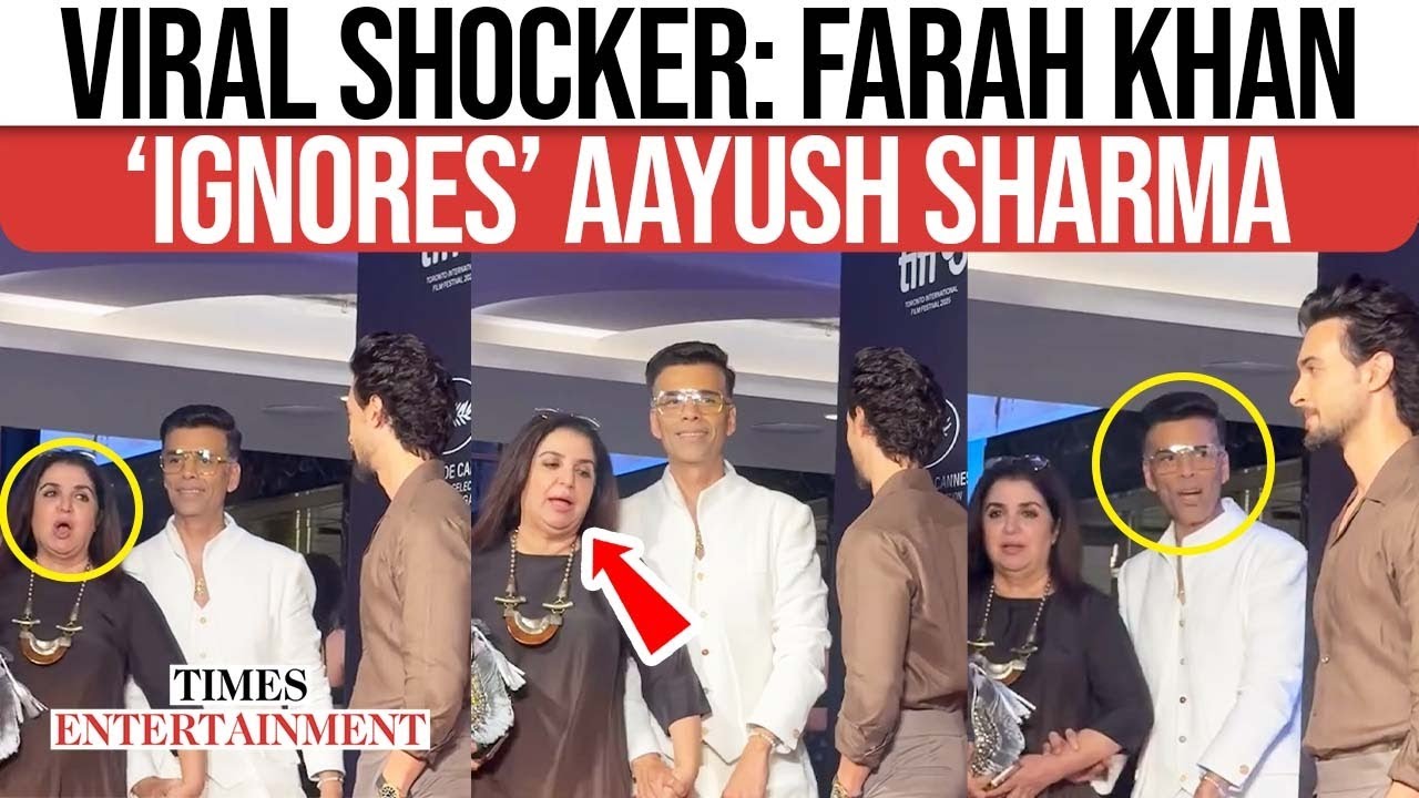 Farah Khan Responds To Viral Video Alleging She Ignored Aayush Sharma
