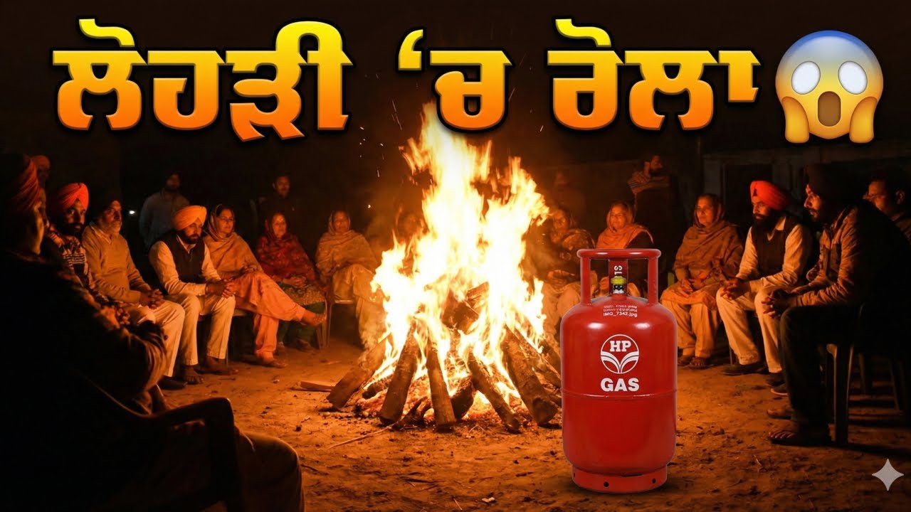 ਲੋਹੜੀ &lsquo;ਚ ਰੋਲਾ 😱 | Gas Cylinder Da Scene | Gopy's World