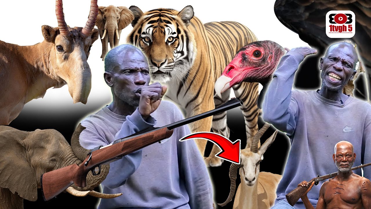 Wild Hunt: Guineafowl turn to old man, Hunter battles with giant Bushbuck with broken horn @forest