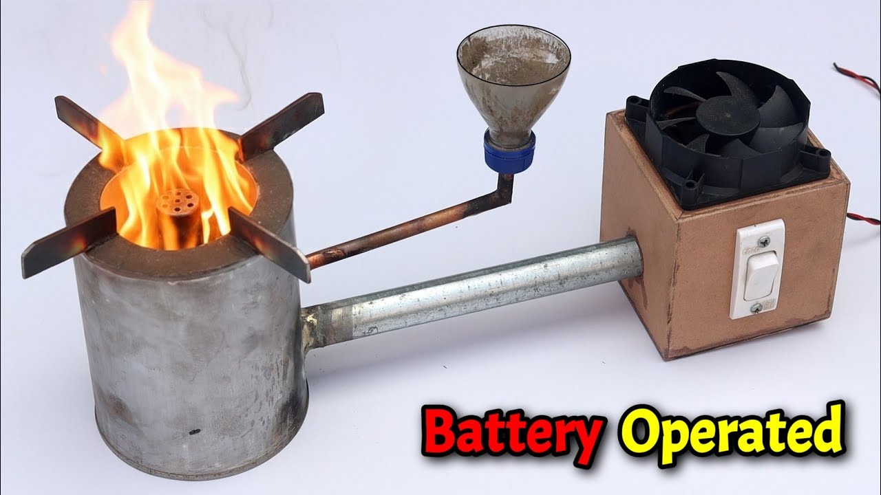 खराब इंजन आयल से चलने वाला चूल्हा बनाओ फ्री में चलाओ || How to make Used Oil Stove at Home🔥🔥