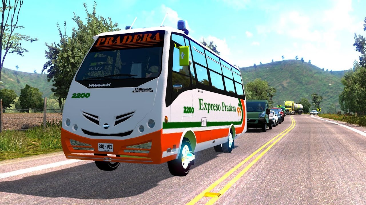 BUSETA NISSAN CABSTAR RUMBO A CALI!! | EXPRESO PRADERA | EURO TRUCK SIMULATOR 2 |