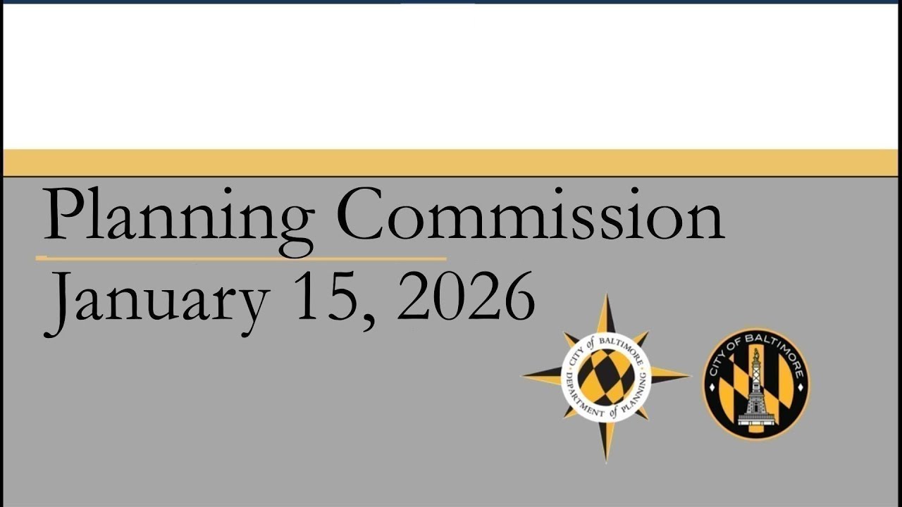 Planning Commission Meeting January 15, 2026