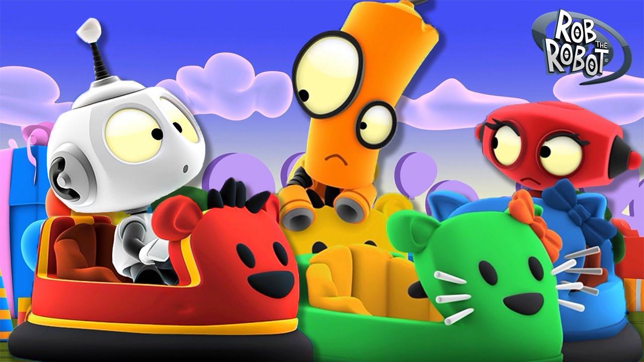 A Day on Happy Planet 😄 | Rob The Robot | Preschool Learning