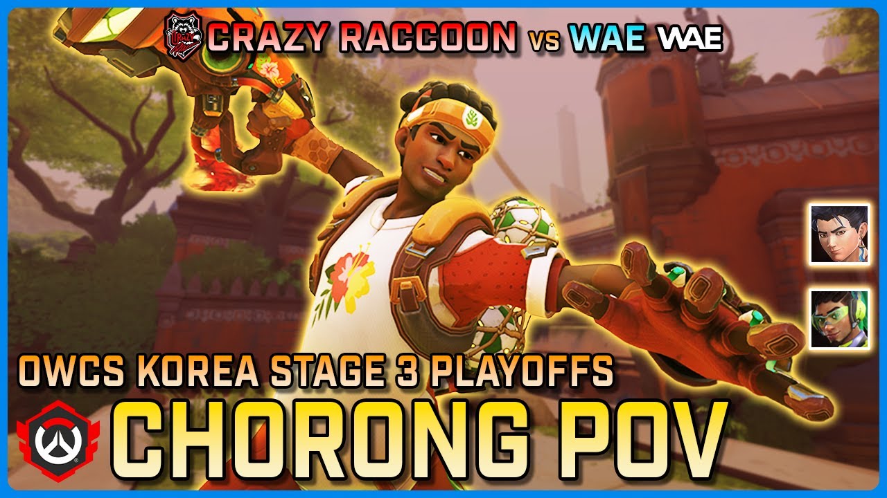 [ CH0R0NG ] THIS is PEAK Lucio | Crazy Raccoon vs WAE | OWCS Korea Stage 3 Playoffs