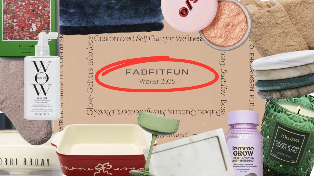 Распаковка FabFitFun Winter 2025 | Все спойлеры, руководство по настройке и мой выбор!