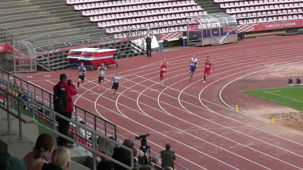 Nuorten SM kisat 2023 M22 200m finaali